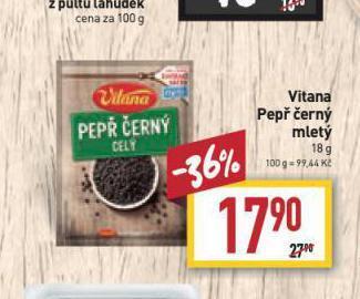 Billa Pepř černý nabídka