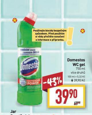 Billa Domestos wc gel nabídka