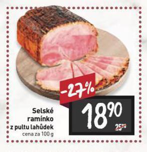 Billa Selské ramínko nabídka