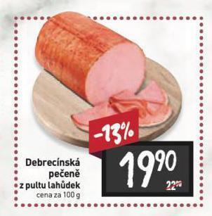 Billa Debrecínská pečeně nabídka