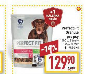 Billa Perfect fit granule pro psy nabídka