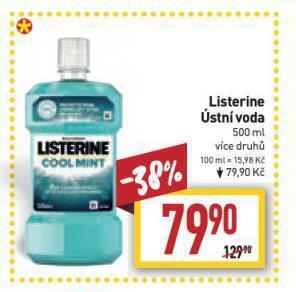 Billa Listerine ústní voda nabídka