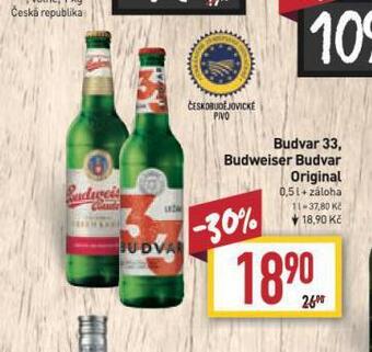 Billa Pivo budweiser budvar nabídka