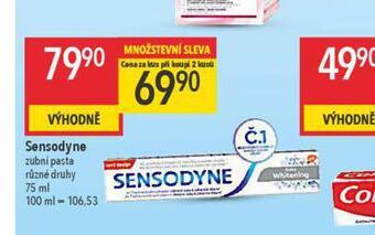 Globus Sensodyne zubní pasta nabídka