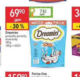 Globus Dreamies pochoutky pro kočky nabídka