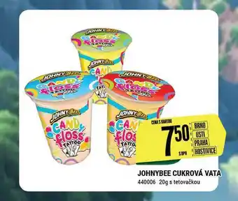 Tamda Foods Johnybee cukrová vata 440006 20g s tetovačkou nabídka