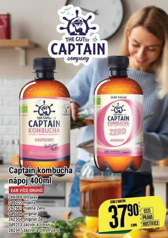 Tamda Foods Captain kombucha nápoj 400ml nabídka