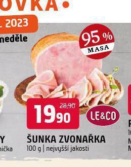 Terno Šunka zvonařka nabídka