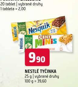 Terno Nestlé tyčinka nabídka