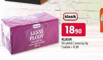 Terno Klasik ovocný čaj nabídka