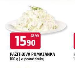 Terno Pažitková pomazánka nabídka