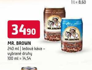 Terno Mr. brown ledová káva nabídka