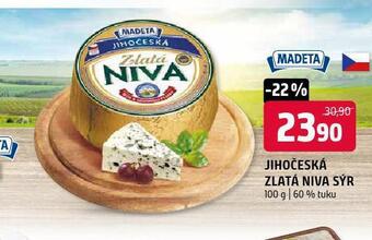 Terno Jihočeská zlatá niva sýr nabídka