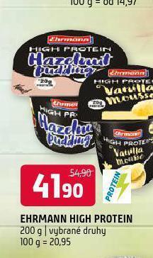 Terno Ehrmann high protein nabídka