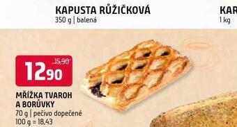 Terno Mřížka tvaroh a borůvky nabídka