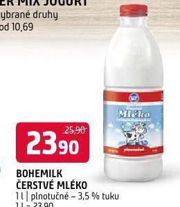 Terno Bohemilk čerstvé mléko nabídka