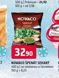 Terno Nowaco špenát sekaný nabídka