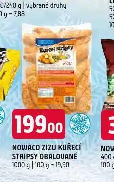 Terno Nowaco zizu kuřecí stripsy obalované nabídka