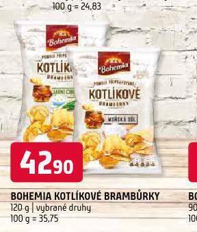 Terno Bohemia kotlíkové brambůrky nabídka