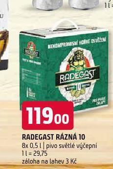 Terno Pivo radegast rázná 10 nabídka