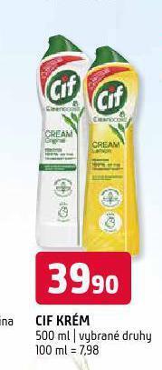 Terno Cif krém nabídka