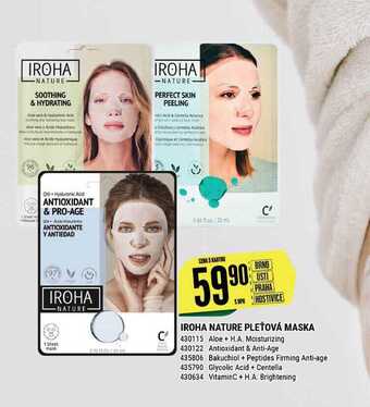 Tamda Foods Iroha nature pleťová maska nabídka
