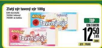 Tamda Foods Zlatý sýr tavený sýr 100g nabídka
