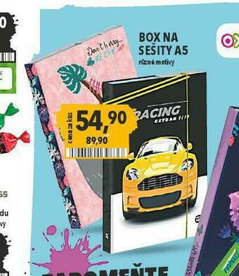 Box na sešity a5