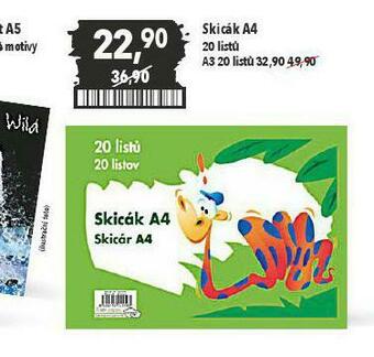 Globus Skicák a4 nabídka