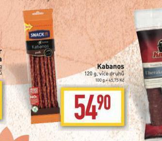 Billa Kabanos nabídka