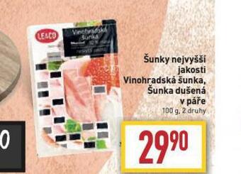 Billa Vinohradská šunka nabídka