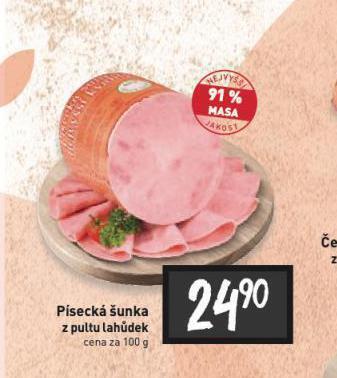 Billa Písecká šunka nabídka