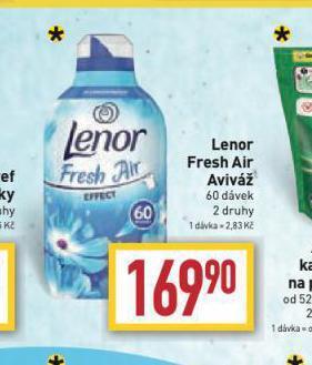 Billa Lenor fresh air aviváž nabídka