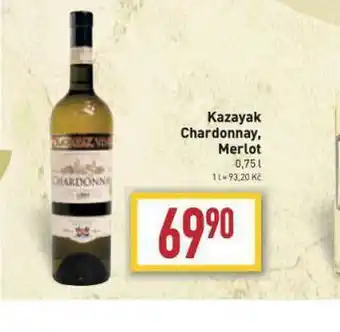 Billa Kazayak merlot nabídka