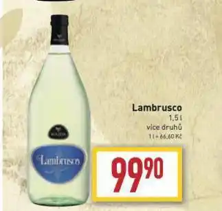 Billa Lambrusco nabídka