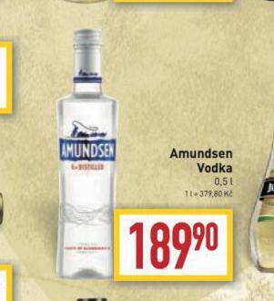 Billa Amundsen vodka nabídka