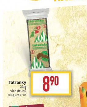 Billa Tatranky nabídka