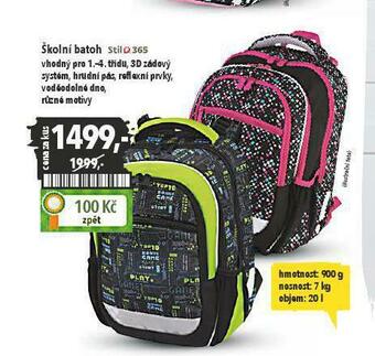 Globus Školní batoh nabídka