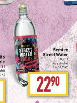 Billa Semtex street water nabídka