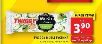 Lidl Twiggy müsli tyčinka nabídka