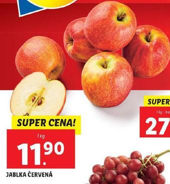 Lidl Jablka červená nabídka