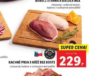 Lidl Kachní prsa s kůží bez kosti nabídka