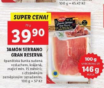 Lidl Jamón serrano / gran reserva nabídka