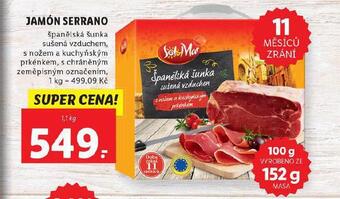 Lidl Jamón serrano nabídka
