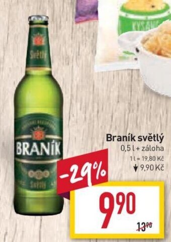 Billa Braník světlý 0,5l nabídka