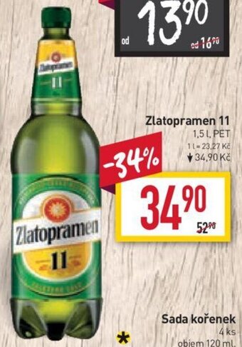 Billa Zlatopramen 11 1,5l nabídka
