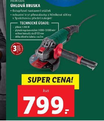 Lidl Úhlová bruska nabídka