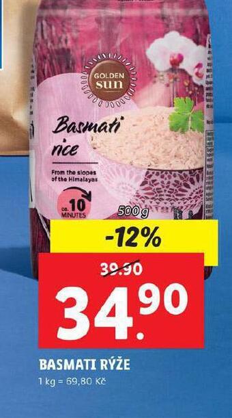Lidl Basmati rýže nabídka