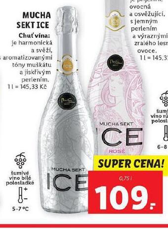 Lidl Mucha sekt ice nabídka
