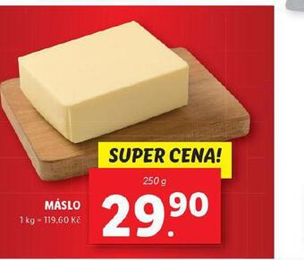 Lidl Máslo nabídka